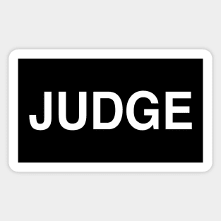 Judge Sticker